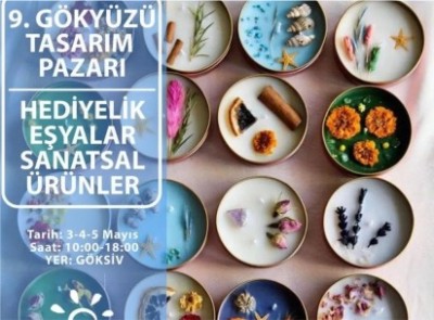 9. Gökyüzü Tasarım Pazarı – Hediyelik Eşyalar, Sanatsal Ürünler