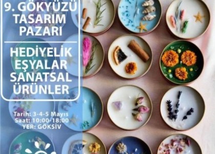 9. Gökyüzü Tasarım Pazarı – Hediyelik Eşyalar, Sanatsal Ürünler