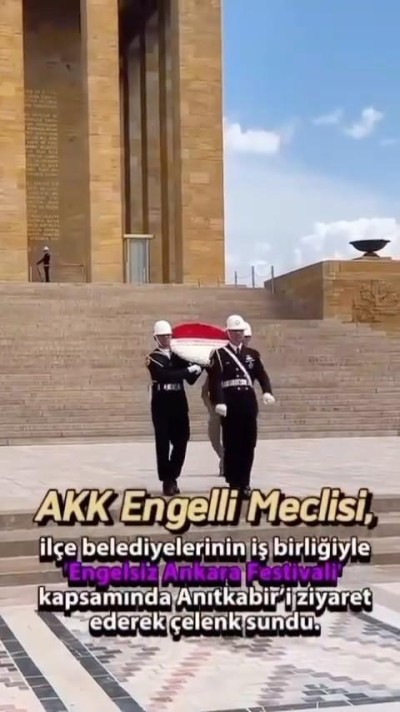 Ankara Kent Konseyi Engelli Meclisi, İlçe Belediyeleri ve STK'lar Anıtkabirde